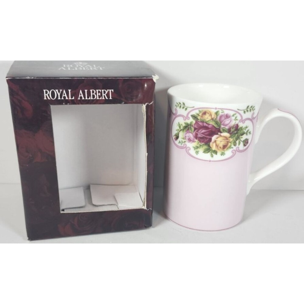 Royal Albert Rose Cameo Pink Collectible Teas Mug Cup NIB